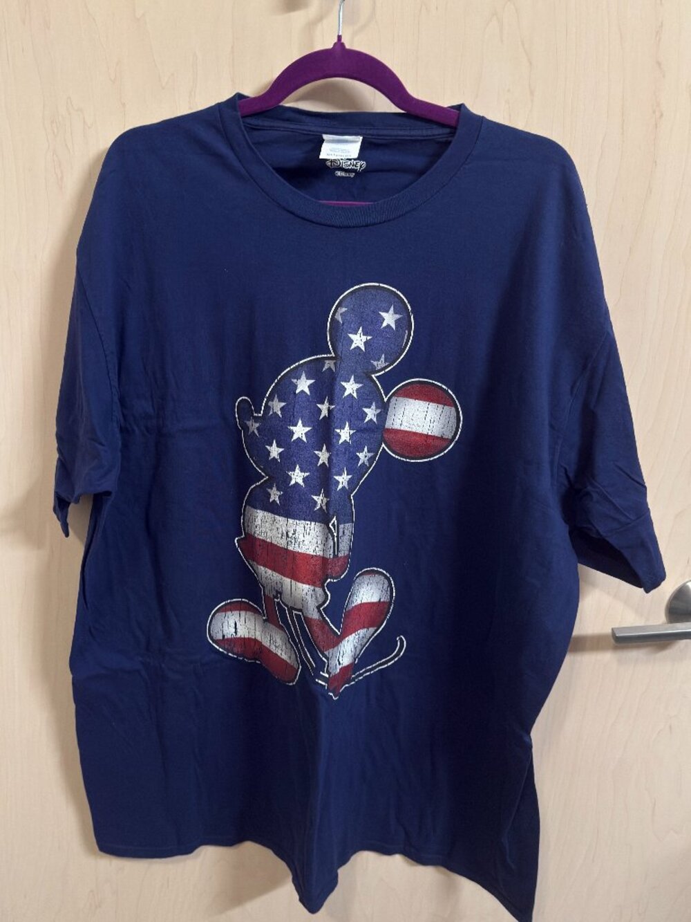 Disney Mickey Mouse Flag Tee 3x